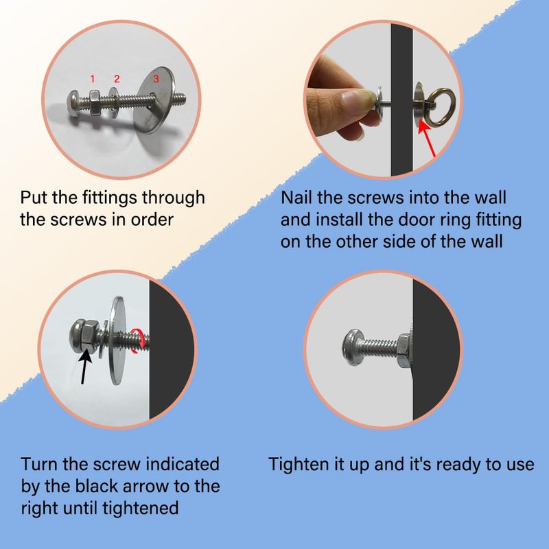 TAROTKIN Attic Ladder Pull Down Stair System Parts, Attic Door