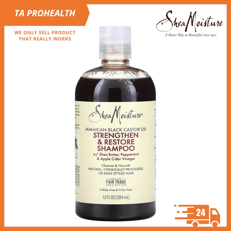 Shea Moisture Jamaican Black Castor Oil Strengthen Restore Shampoo /