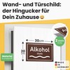 DankeDir! River Alcohol Flows Sign with Saying - Funny Gift