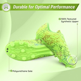 Vizari Zodiac - Tacos de fútbol para niños y niñas, Zapatos de fútbol Ligeros y duraderos con Suela de TPU Moldeada, Tacos Juveniles con Cierre Seguro de Cordones para una máxima tracción y