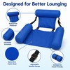 Inflatable Pool Hammock Float for Adults – Adjustable Water Lounge