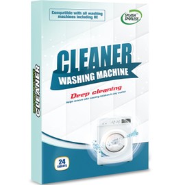 Washing Machine Cleaner Deep Cleaning for HE Top Load Washers and Front Load, 24 Tablets.