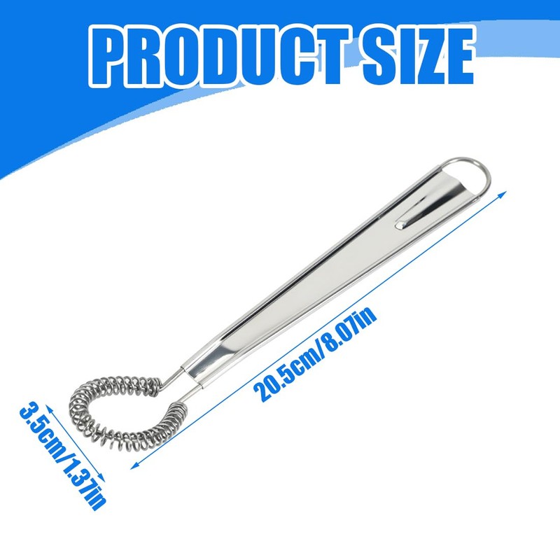 OUDQFCJ Stainless Steel Whisk with Sturdy and Comfortable Handle, Kitchen