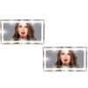 2 Pack Car Mirror Vanity for Sun Visor with Light,