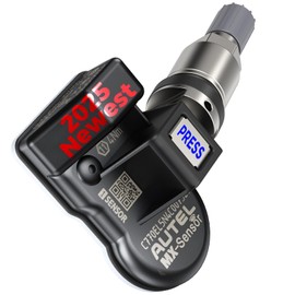Autel TPMS Sensors 2in1, MX-Sensor 315Mhz/433Mhz Tire Pressure Sensors Metal Stem Universal Sensor Programmable by Autel TPMS Tool TS408S TS501 PRO TS508WF MP900-TS MS906PRO-TS