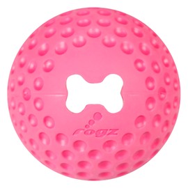 Rogz GU02-K Gumz Ball Dog Toy, M, Pink