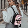 HUGS IDEA Cute Panda Backpack Purse for Women Cherry Blossom