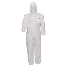 Seachoice 93121 SMS Disposable Protective Breathable Coveralls with Hood, X-Large