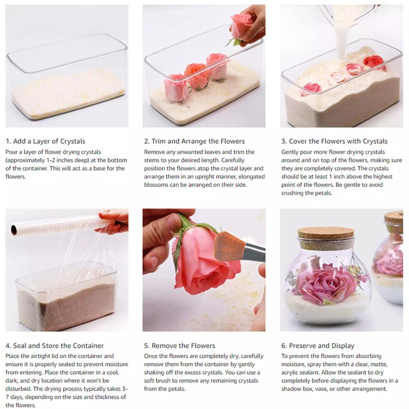 12 LBS Silica Gel Flower Drying Crystals Orange to Green