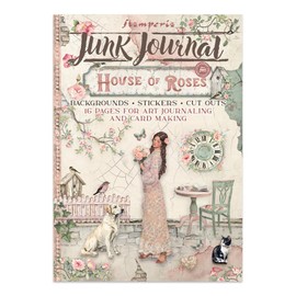 Stamperia - Junk Journal Stickers, Cut-Outs, and Backgrounds for Scrapbooks, Albums, Card Making, Bullet Journalling and More, Perfect for Hobbies, Crafts, and Gifting (House of Roses)
