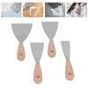 4 Pcs Putty Knife Scrapers Stainless Steel Spackle Knife Metal