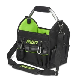 AWP Tool Bags, Premium Tool Bag, Black, Durable Tool Tote, for Professionals and Contractors