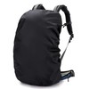 [dot knot] バッグ レインカバー 40L～60L 防水バックパックレインカバー ブラック アウトドア用バッグ保護カバー (40L)