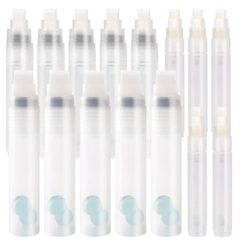 FULIBAO 15 Pack Large Refillable Paint Markers 8mm 10mm 15mm Empty Markers for Touch-up Paint Acrylic Permanent Watercolor DIY Graffiti Art Markers