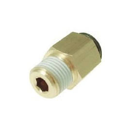 Chiyoda Fujimail Connector (Metal), 0.4 inches (10 mm), R1/2 1004M