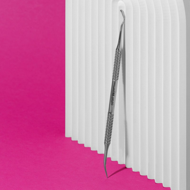 STALEKS PRO by Natury Nails Pedicurette, Two-Pronged Curette: Half Sphere