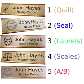 Notary Public Bundle - Round Seal and Sign | Customizable (New Hampshire)