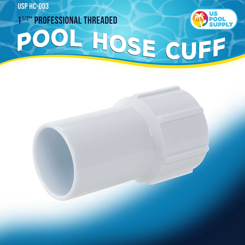 U.S. Pool Supply 1-1/2" Pool Hose Cuff - Pool Replacement