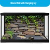 Duedusto 3 Pcs Reptile Tank Background, Bearded Dragon Tank Accessories,