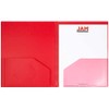 JAM PAPER Heavy Duty Plastic Multi Pocket Folders - 10