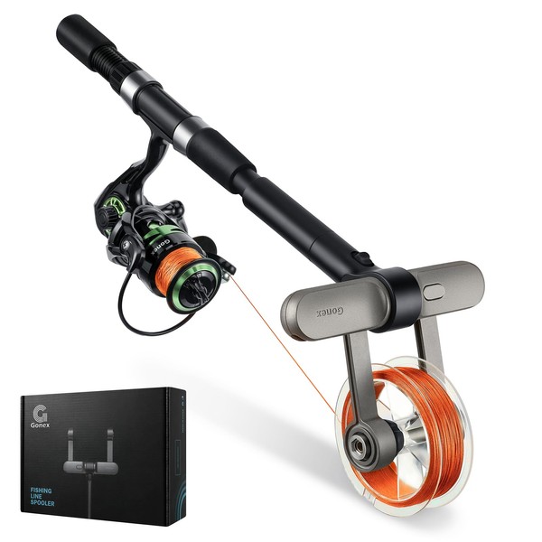 Gonex Fishing Line Spooler with Unwinding, No Line Twist, Adjustable