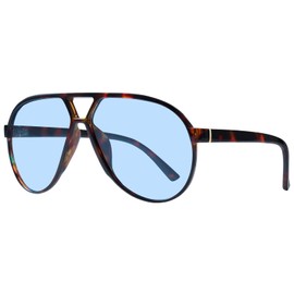 mosanana Retro Aviator Oversized Trendy Sunglasses for Women Men Big 70s Vintage Fashion Large 2025 Cool Tortoise Shell Frame Blue Lens MS52482