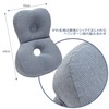 Nishikawa QH91306000 Nap Pillow, Heart Blue, 17.7 x 13.8 inches