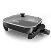BLACK+DECKER Electric Skillet, Variable Temperature Control, Nonstick Cooking Surface, Dishwasher