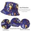 QKURT Kids Sun Hat, Summer Sun Protection Bucket Hat Reversible