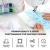Craftido-18 Options-100% Cotton Jelly Roll Fabric Precut Strips for Quilting,