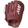 ZETT BRGB35530 Soft Steer All-Round Baseball Grab, Bordeaux Brown (4000),