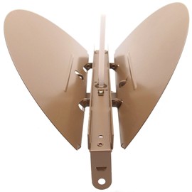 12" BUTTERFLY DAMPER - Control Your Airflow on drop ceiling grilles of 24x24 (12" round duct opening)