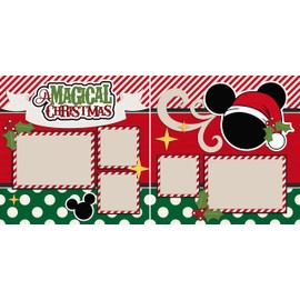 MAGICAL CHRISTMAS - Premade Scrapbook Pages - EZ Layout 2191