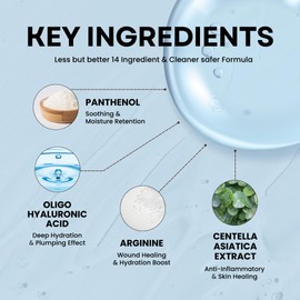 Excuse My Frank Hydro Calming Facial Mask Sheet (3 Count) - Gentle Hydration, Calming and Soothing for All Skin Types with Panthenol, Allantoin and Centella Asiatica Extract, K-beauty