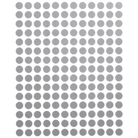 Small Color Coding Labels ¼” 8mm 5/16-900 Pack, Colored Dot Stickers in Gray
