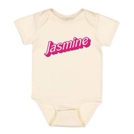 TATY Kids Jasmine Doll Font Baby Infant One Piece Bodysuit 6 Months Natural