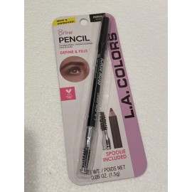 L.A. Colors Brow Pencil Eyebrow Pencil define & fills BLACK
