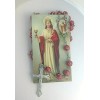 St Barbara Rosary Red Catholic Necklace Santa Barbara Rosario Saint