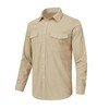 MoFiz Men's Corduroy Shirts Casual Lightweight Jacket Long Sleeve Button
