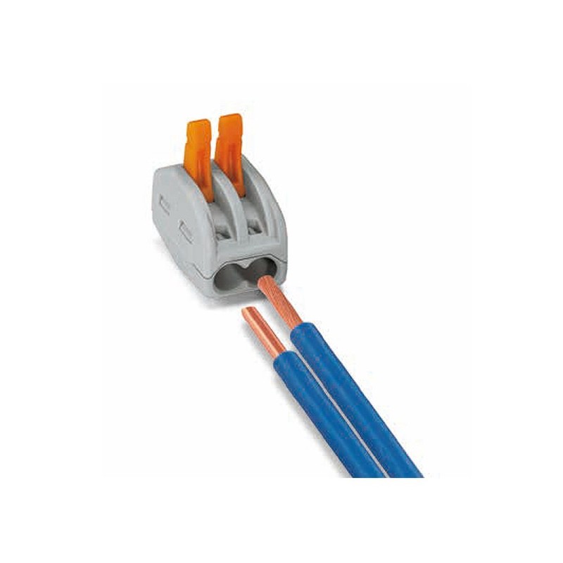 20x Wago 222-415 Classic Connection Clamp with Actuation Lever 5-Way