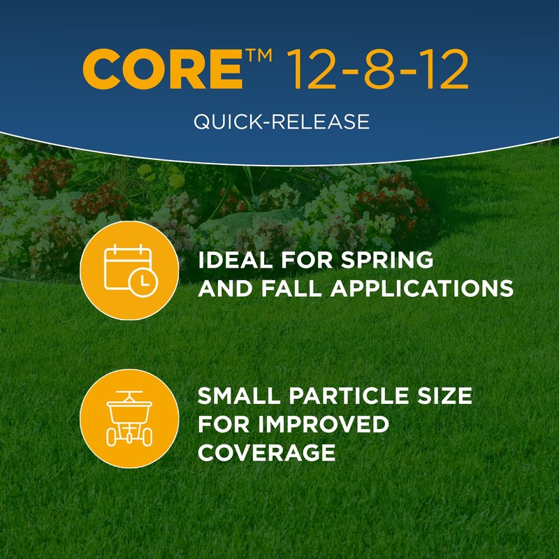 The Andersons Core 12-8-12 Professional-Grade Quick-Release Lawn Fertilizer - 18