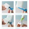 2 PCS Toothpaste Squeezer, Rolling Tube Toothpaste Squeezer Seat Holder