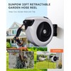 SUNPOW Retractable Garden Hose Reel 1/2 Inch x 33ft -