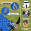 Bigmeda Self-Inflating Sleeping Pad, Ultralight Inflatable Sleeping Pad with Pillow,
