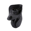 Mumusuki Black Luggage Roll Durable Wheel Bearing Wheels Travel Suitcase