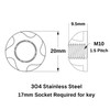 OG Secure | TORX Anti-Theft Tamperproof Security Nut Set (M10)