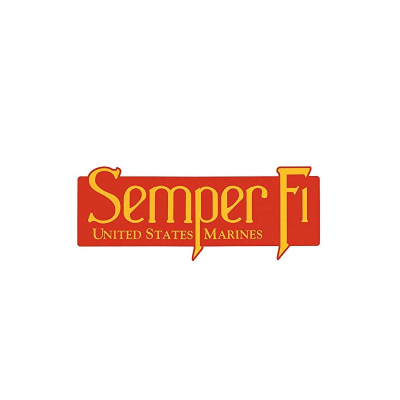 Mitchell Proffitt Semper Fi United States Marines 10"x4" Decal