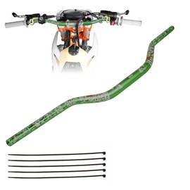 PRO CAKEN Universal 7/8" 22mm Handle Bar for CRF KLX KX LTR TRX SX SXF EXC XCW Motocross Pit Dirt Bike Scooter ATV Quad Bike Grizzly Hawk 250 Bicycles Green