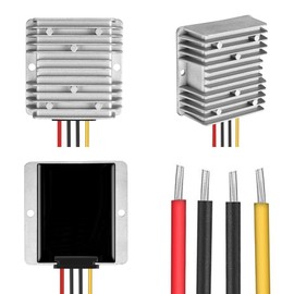 Aweking Waterproof DC/DC 12V 10~20V Step Up to 48V 0~3A 144W Voltage Boost Converter Regulator Transformer Power Supply for Car Truck Vehicle CE Listed