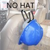 YYST Flexible Over The Seat Hard Hat Rack Holder Back